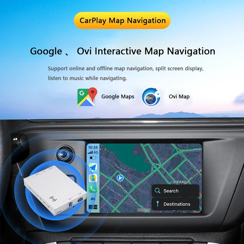 をnew wifi無線アップルcarplay androidの自動プジョー & シトロエンsmeg & mrnナック208 308 508 3008 & C4 DS3 DS5カーモニターサポートリバースカメラ
