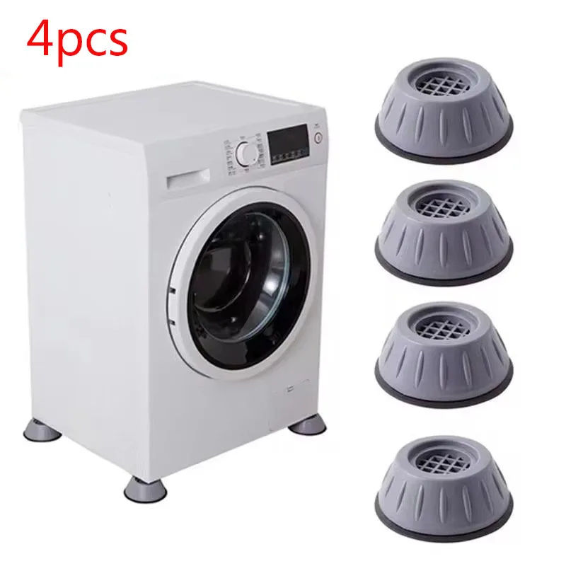 1-4Pcs Anti Vibration Feet Pads Waterproof Legs Slipstop Silent Skid Raiser Mat Washing Machine Support Dampers Stand Furniture