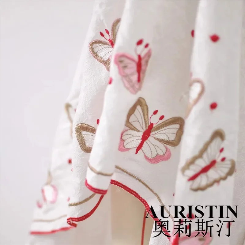 

Вышитая ткань Креатив для одежды Платье Модельер Ручная работа Diy Швейный материал Ткань Оптовая продажа