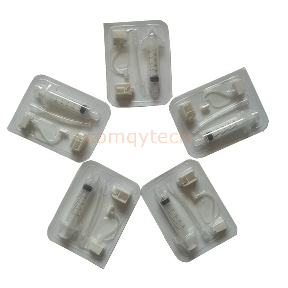 

RF Vanadium Titanium Crystal Injection Syringe No Needle Tubing Disposable Photon For Face Restoration Skin Care Water Mesogun