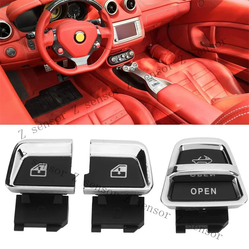 RRR+ 3Pc For Ferrari California 2009-2014 Left Right Roof Control Power Window Button