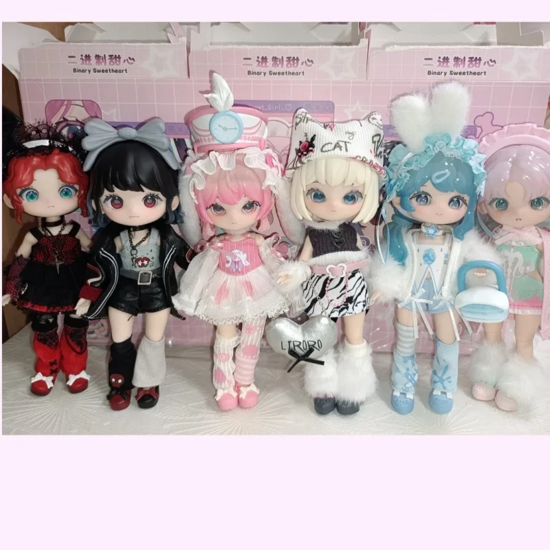 

Оригинальная коллекционная фигурка BJD Liroro V2.5 из серии Binary Sweetheart, 1/12, в слепой коробке, милый девичий стиль, модель для коллекции, подарок