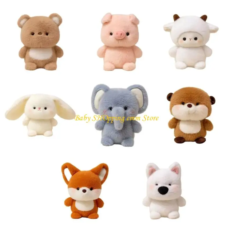 

23GD Adorable Plush Study Friend Desk Companion Soft Stuffed Animal Toy For Kids Learning Motivation Gift