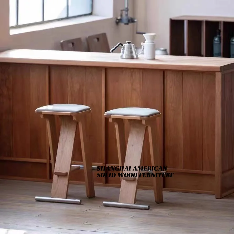 

Adjustable Luxury bar stools Swivel Cushion Cheap Design bar stools Kitchen Island Taburetes Altos De Cocina High End Furniture