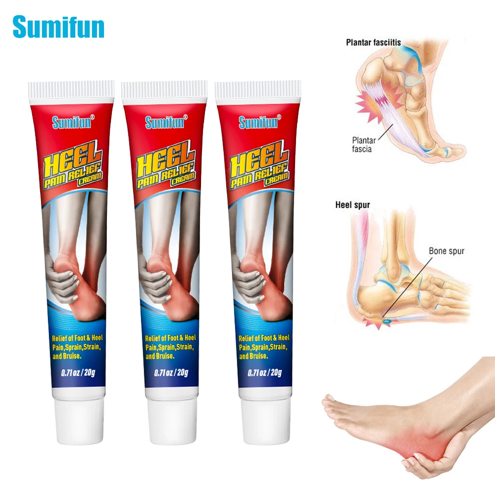 

1/3pcs Smifun Heel Pain Relief Cream Foot Spur Herbal Ointment Bone Achilles Tendonitis Arthritis Treatment Massage Medicines20g