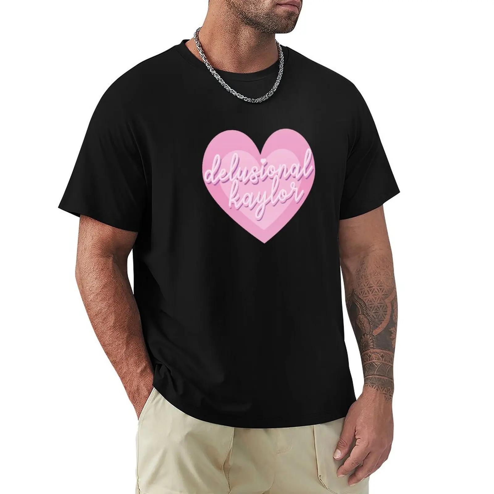 

Delusional Kaylor T-Shirt summer tops vintage clothes tee shirts for men