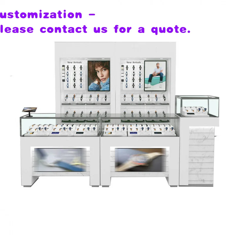 

custom.Artworld Displays New Style Glass Display Cabinet Jewelry Sets Showcase Counter Jewelry Shop Watch Store Display