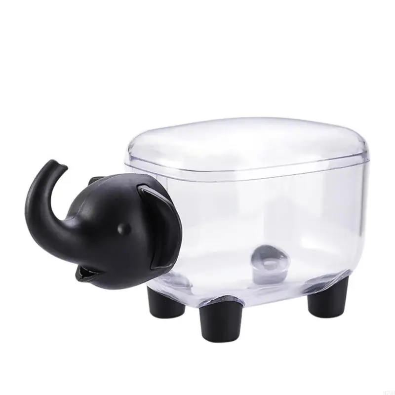 97QD Clear Clear Cotton Swab Container almacenamiento prueba polvo para suministros belleza Accesorios baño en