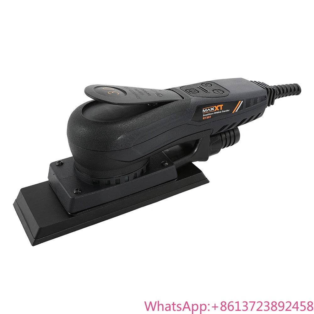 MAXXT-lijadora cuadrada Orbital eléctrica sin escobillas, 350W, 198x70mm, velocidad Variable, Lijadora Electrica Jil, multifunción