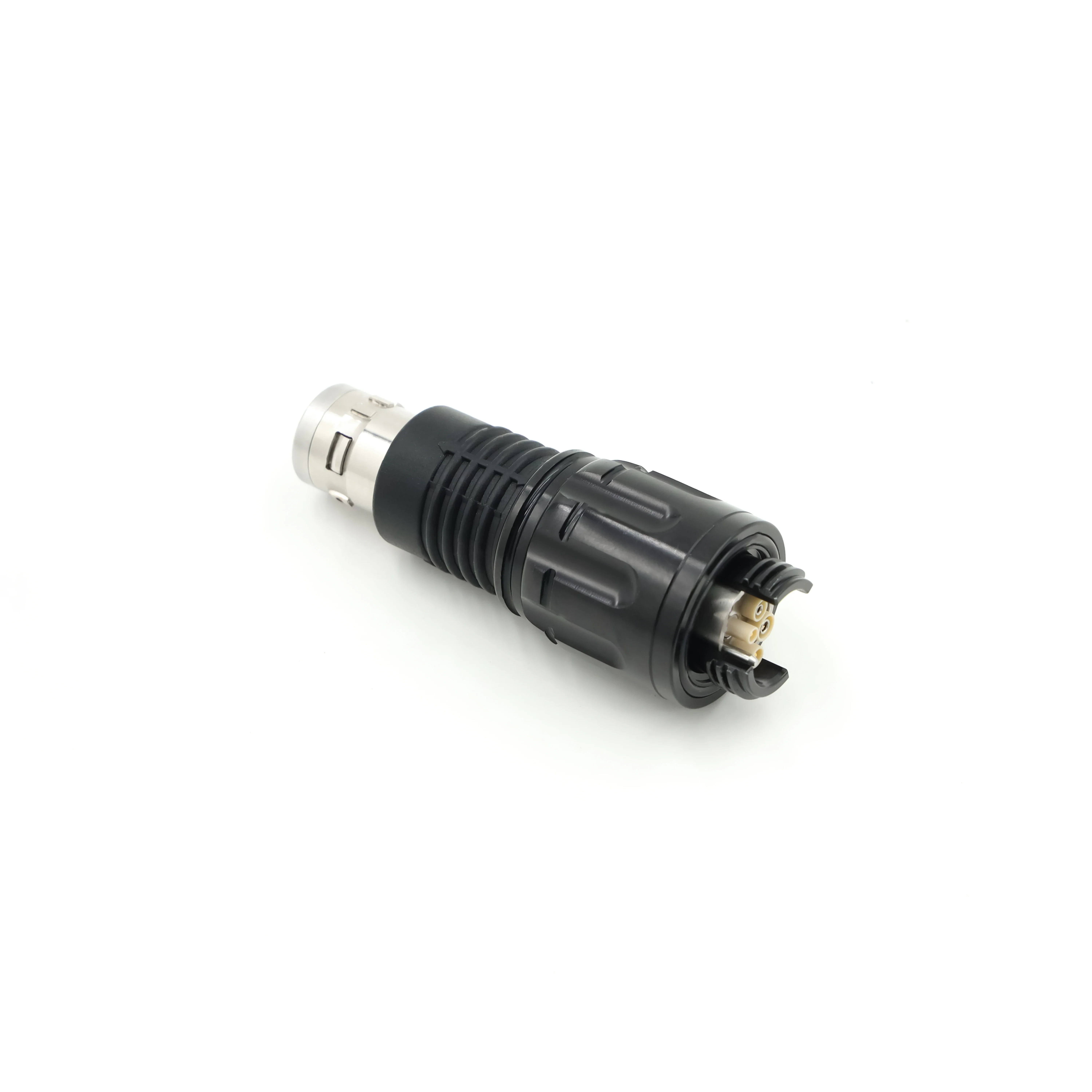 

MIL-DTL-83526 HMA Compatible IP68 2channel 4channel Expanded Beam Plug to SMPTE 3K.93.C Hybrid Connector Fiber Optic Adapter