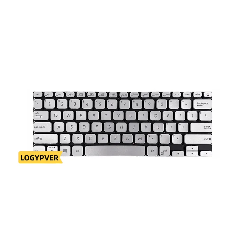 FOR ASUS ADOL13u adol13f X330UA Laptop Silver Keyboard with Backlit US English