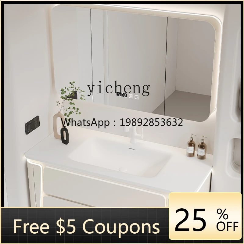 

ZZZc Basin Bathroom Cabinet Bathroom Wash Table Wash Basin Cabinet Wash Basin Cabinet Combination
