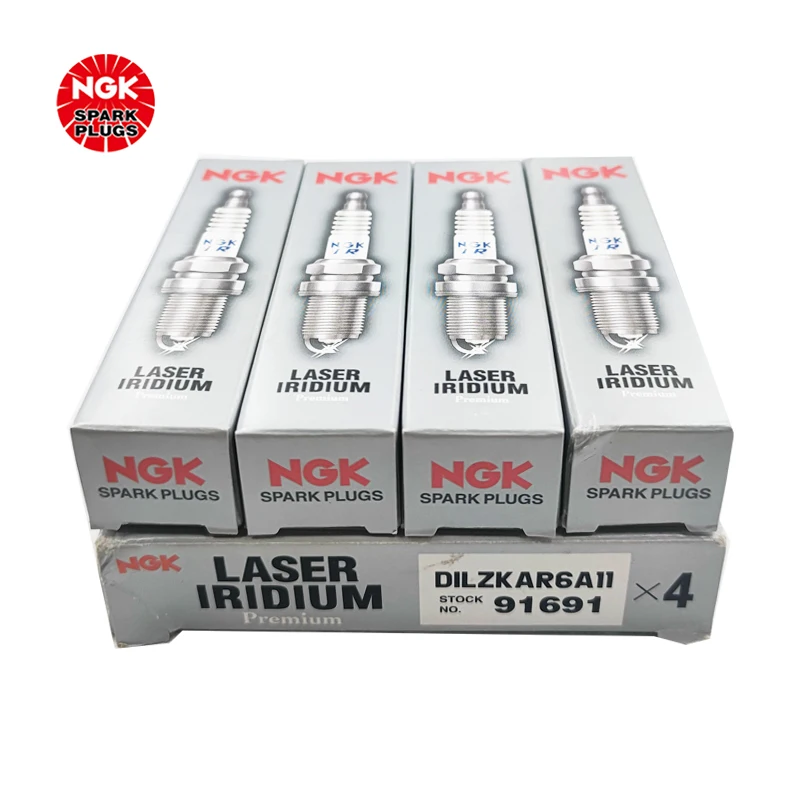 

NGK Iridium Platinum spark plug DILZKAR6A11 91691 is suitable for Toyota, Infiniti OE 22401-JA07B