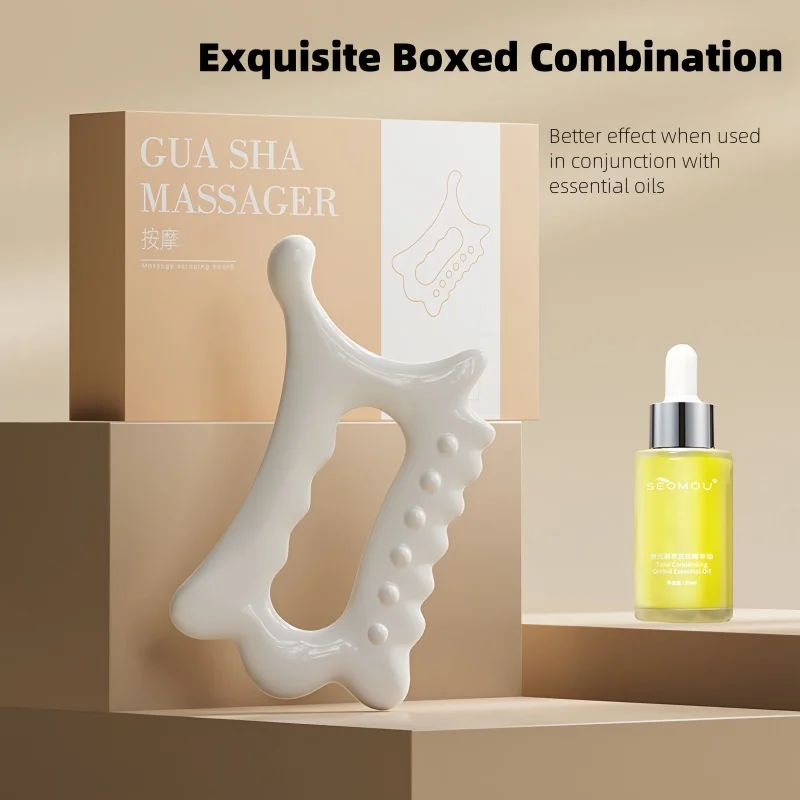 

Massage Stick+Essential Oil Body Sand Scraping Facial Sand Eye Acupoints Massage Stick Body Pulse Meridian Pushing Scraper
