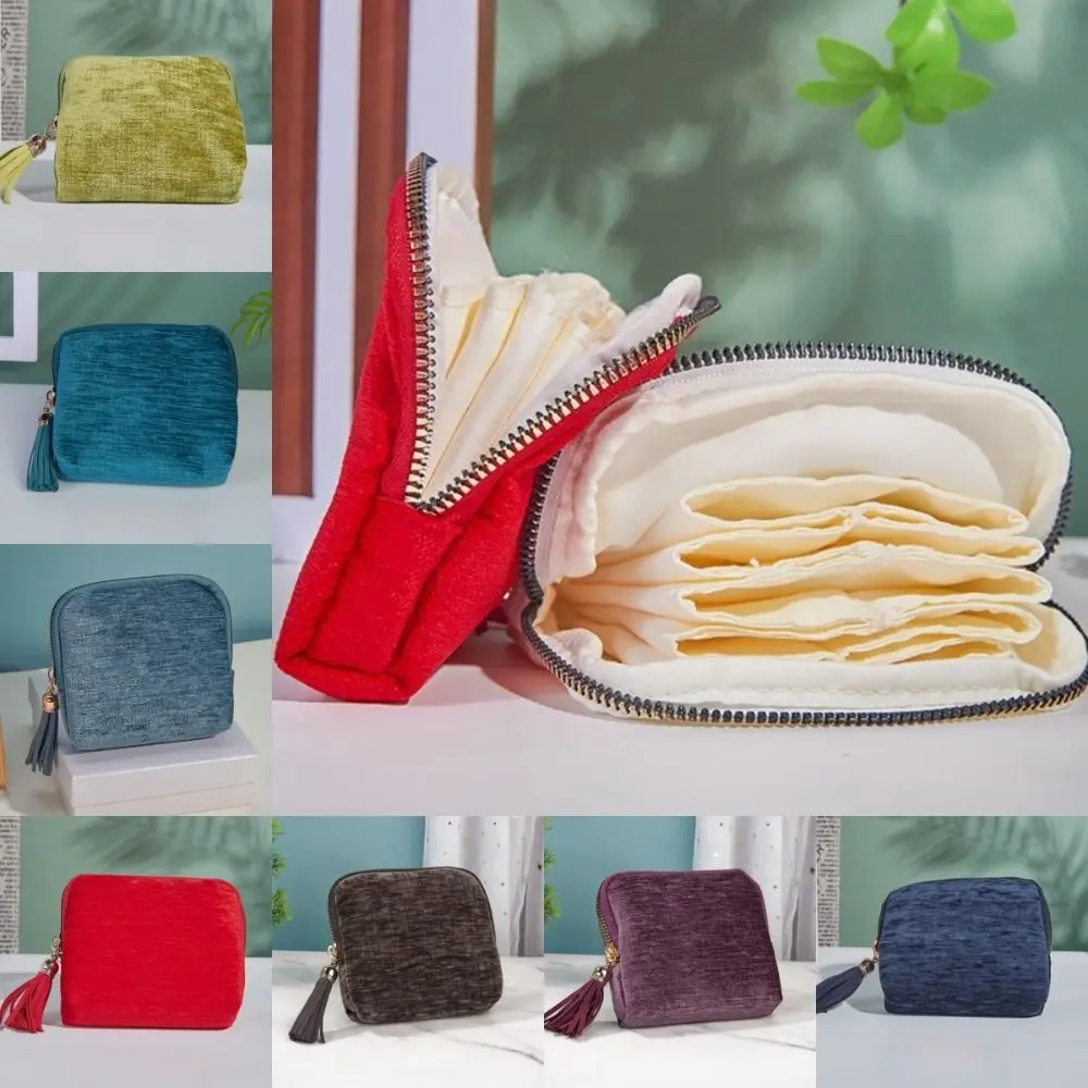 

Изысканная сумка для хранения ювелирных изделий, браслет с кисточкой на молнии, сумка для ювелирных изделий, портативный большой размер, органайзер для ювелирных изделий, путешествия