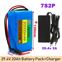 7s2p 24V 20Ah 18650 lithium-ion battery pack 29.4v 20000mAh lithium-ion battery pack with BMS