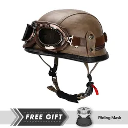 Safety Riding Half Face Helmet Men Women Unisex Motorcycle Helmets Comfortable Motorbike Helmets DOT Certified Half Helmets