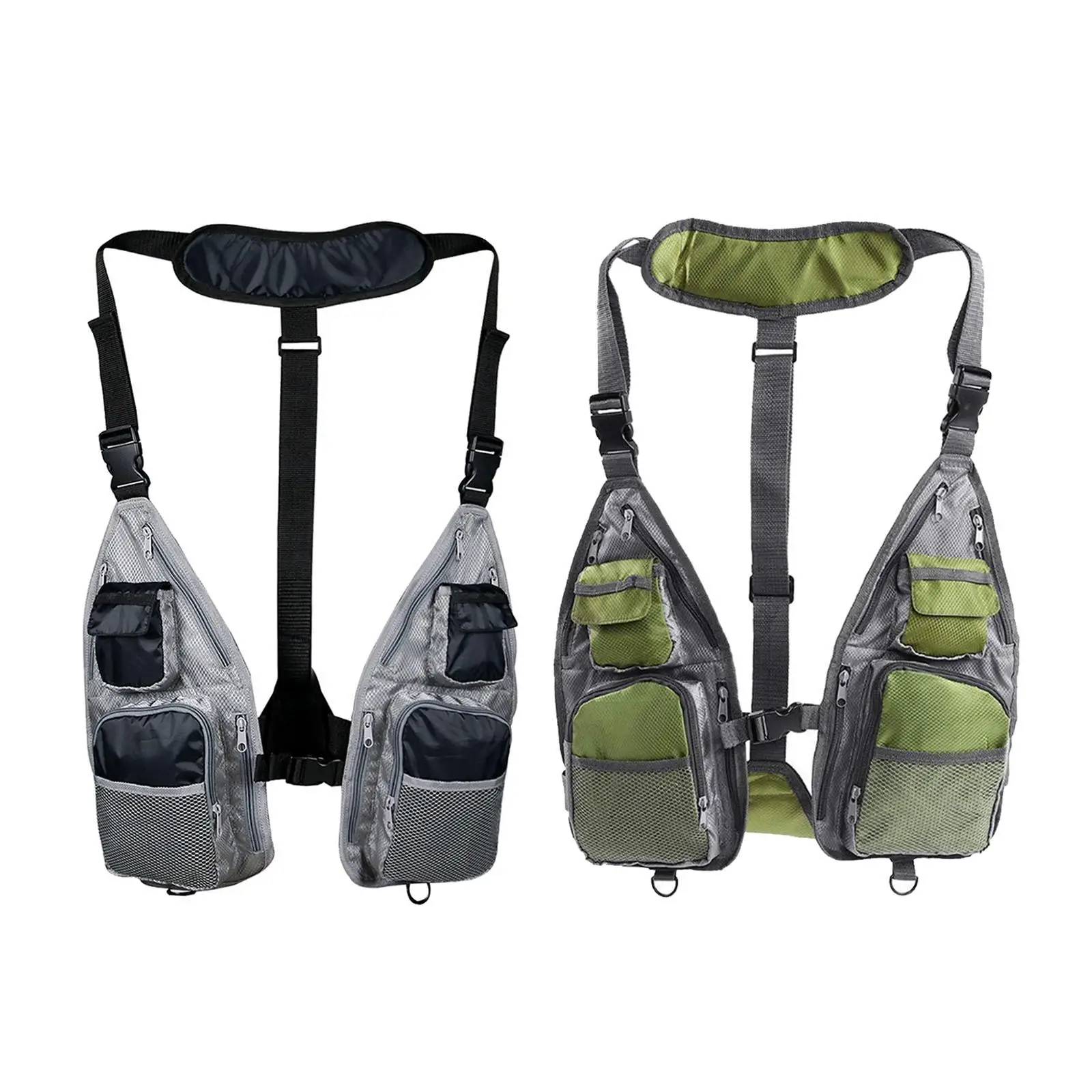 

Сетчатый жилет для рыбалки, регулируемый для активного отдыха, охоты, унисекс