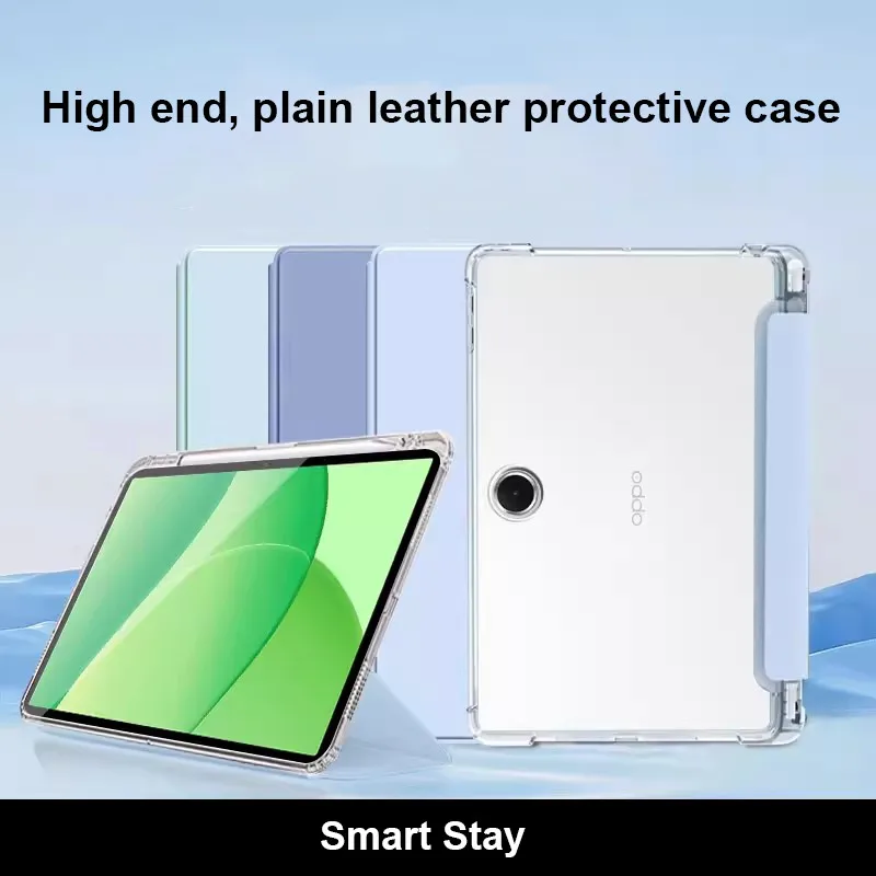 

Прозрачный мягкий чехол из ТПУ для OPPO Pad SE 11 11 дюймов OPD2417 2025 Pad2 Pad3 11.61 Air 2 Neo 11.4 Air 10,36 со слотом для ручки