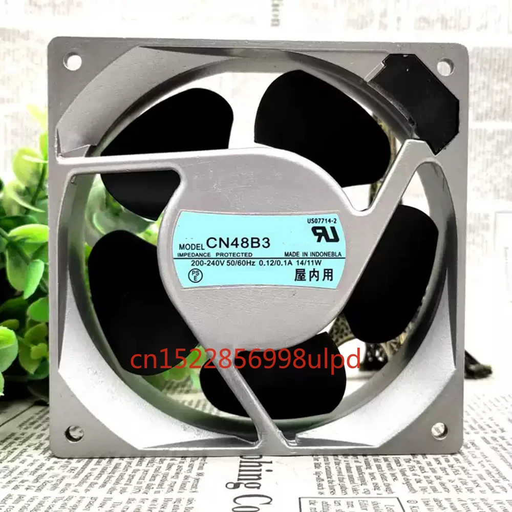 CN48B3 AC 200-240V 0.12/0.1A 14/11W 12CM 12038 120*120*38MM Cooling Fan