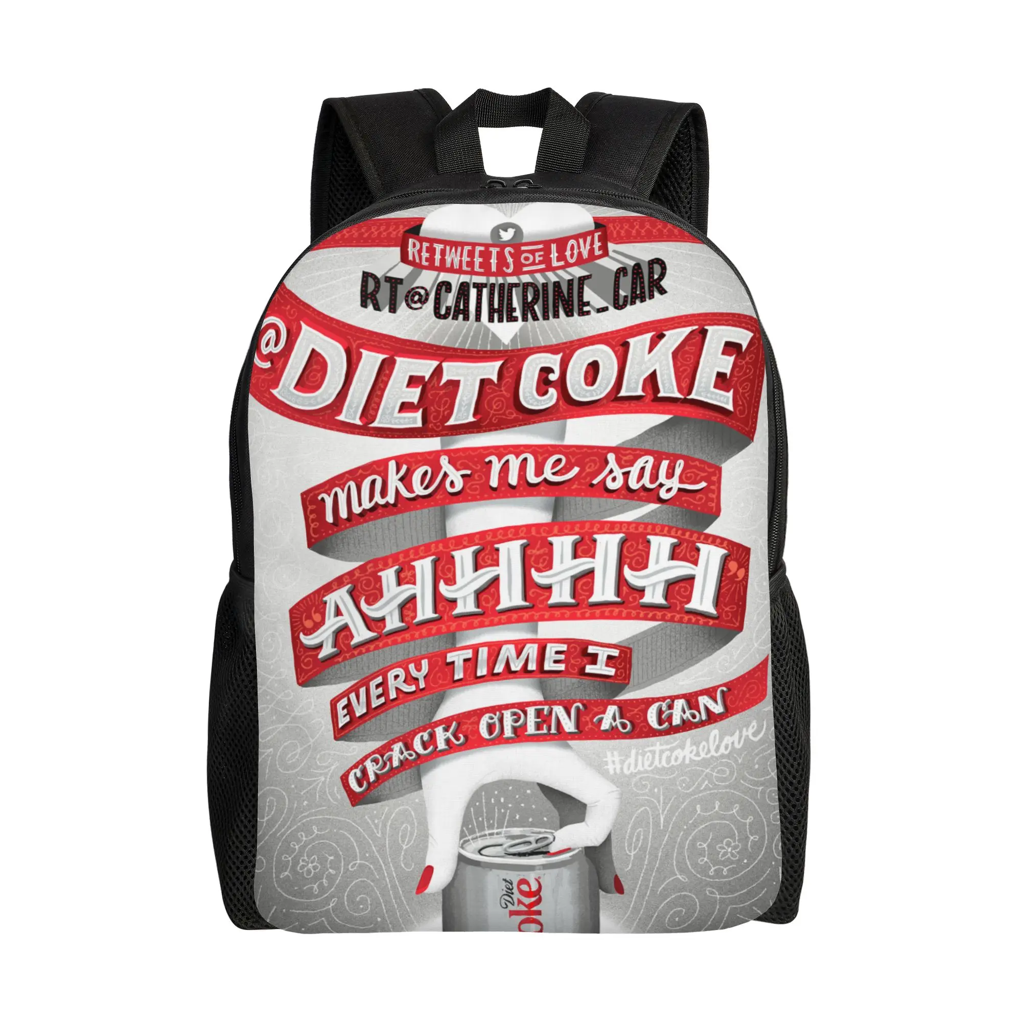 

Рюкзак dDiet Coke для офисных работников, вместительная сумка для ноутбука, к новому учебному году