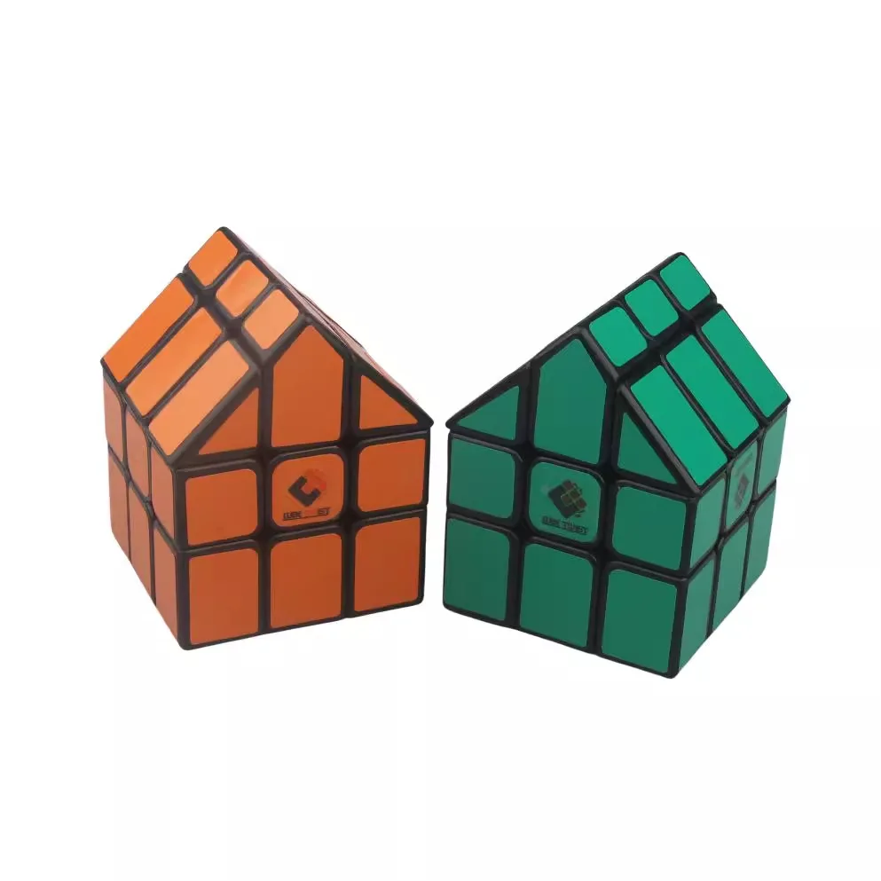 [Wisdom] 3x3 Cube Puzzle Maison Monochrome Cube 3x3 Maison Transformant Maison Magique Cube Puzzle Loisirs Jouet Cadeau et Décoration