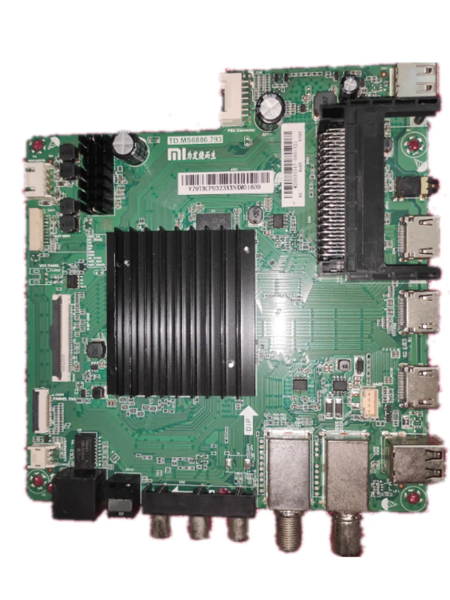 TD.MS6886.793  4K  Physical photo of WiFi network TV motherboard  Good testing, good work
