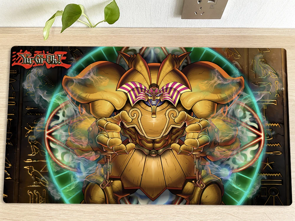 

YuGiOh Playmat Exodia the Forbidden One TCG CCG Mat Trading Card Game Mat Table Desk Mat Mouse Pad Gaming Play Mat Free Bag