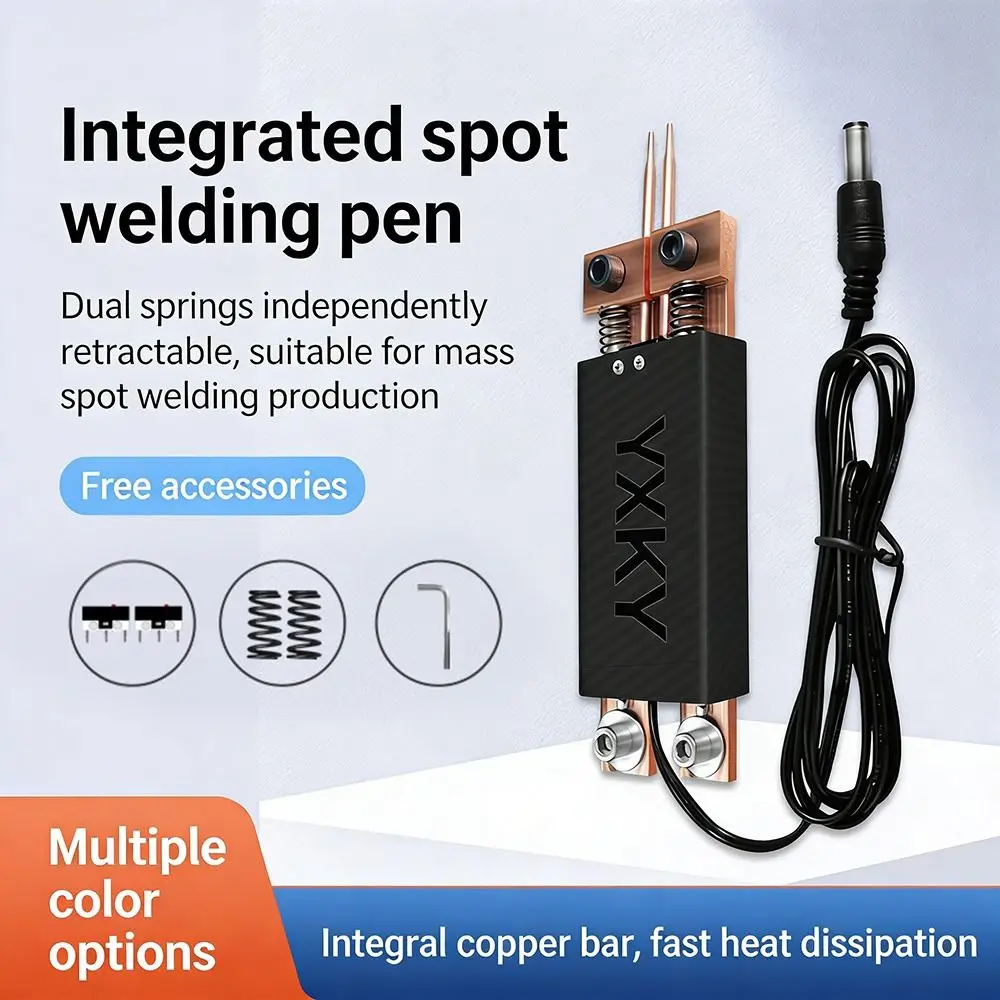 

Удобная ручная точечная сварочная ручка с автоматическим запуском, прочная конструкция, прецизионный мини-аппарат для точечной сварки для домашней мастерской