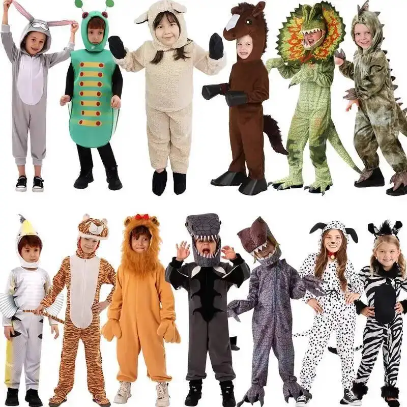Raptor Halloween new Purple Raptor Jurassic hot Party Cosplay Costume Beast Purple Tyrannosaurus Dinosaur party for girl kid view 2
