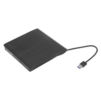 External CD DVD Drive USB 3.0, Premium Portable DVD/CD ROM +/-RW Optical Drive Burner Writer Player For Laptop PC Mac