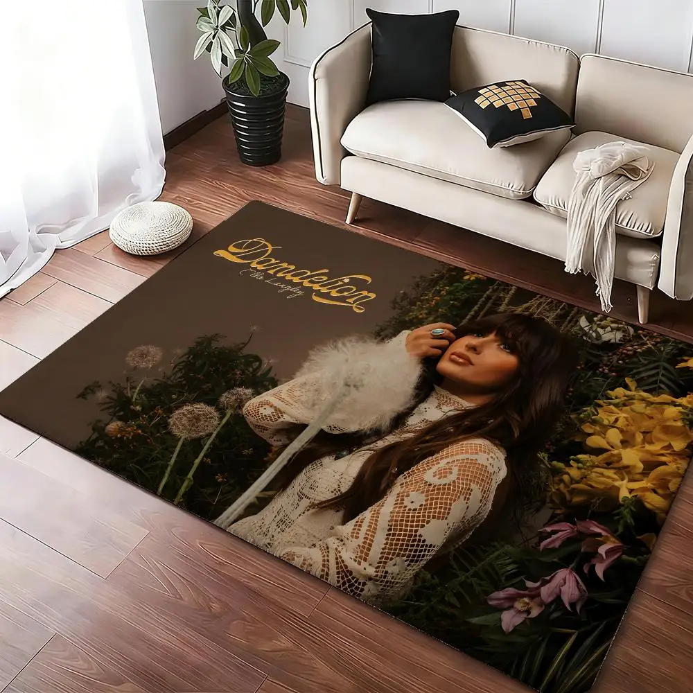 Singer E-Ella Langley dandelion Floor Mat Soft Thickened Absorbent Non-Slip Bedroom Living Room Door Mat Home Decor Flannel Rugs