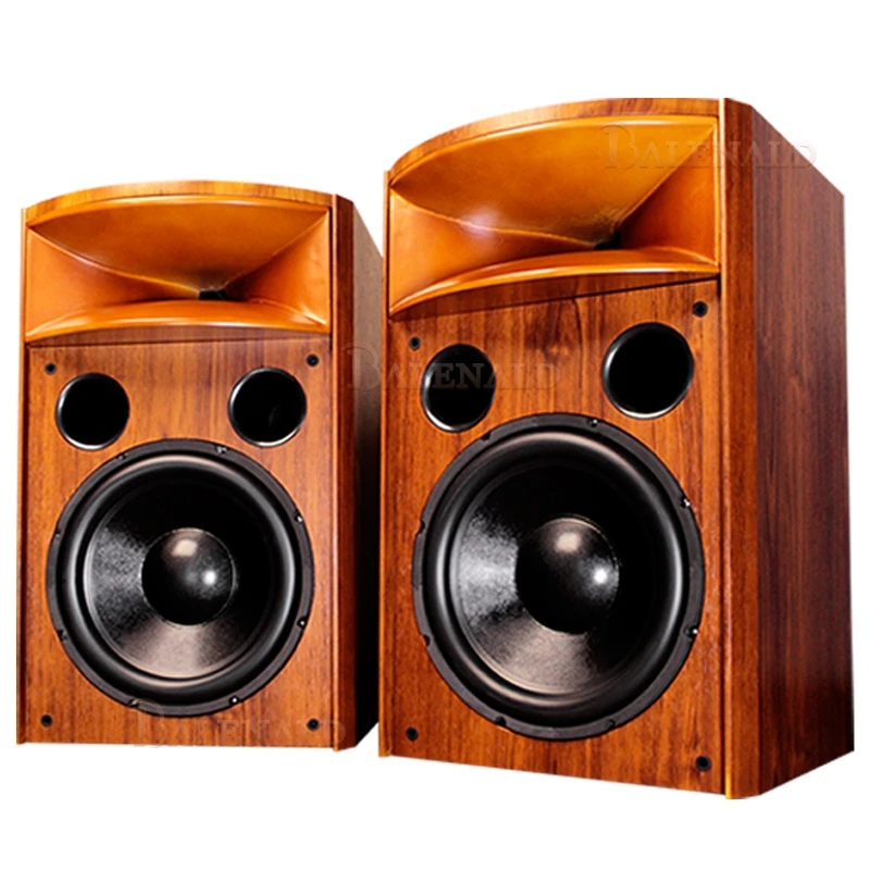 

HIFI Speaker Audio Horn H15 Bookshelf Solid Wood Audio Enthusiast 12-inch Speaker