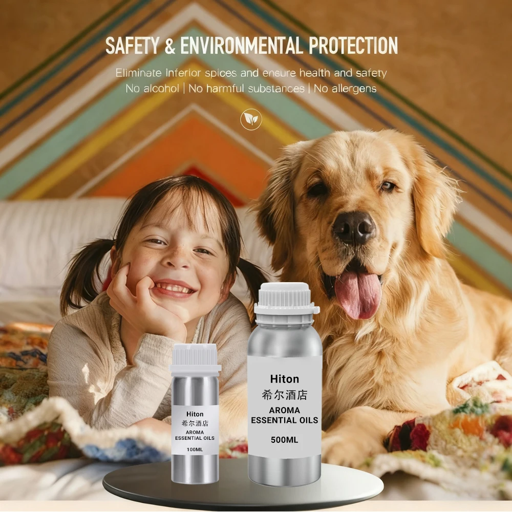 500ml Essential Oil Hotel Pure Plant Air Freshener Aroma Essential Oil Home Long-Lasting Fragrance for Diffusers