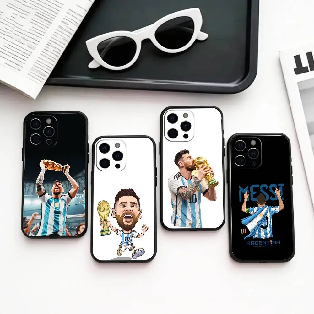 

Football M-MesSI-S-M10 Cool Phone Case Silicone Soft For IPhone 17 16 15 14 13 12 11 X XR Plus Pro Max Plus