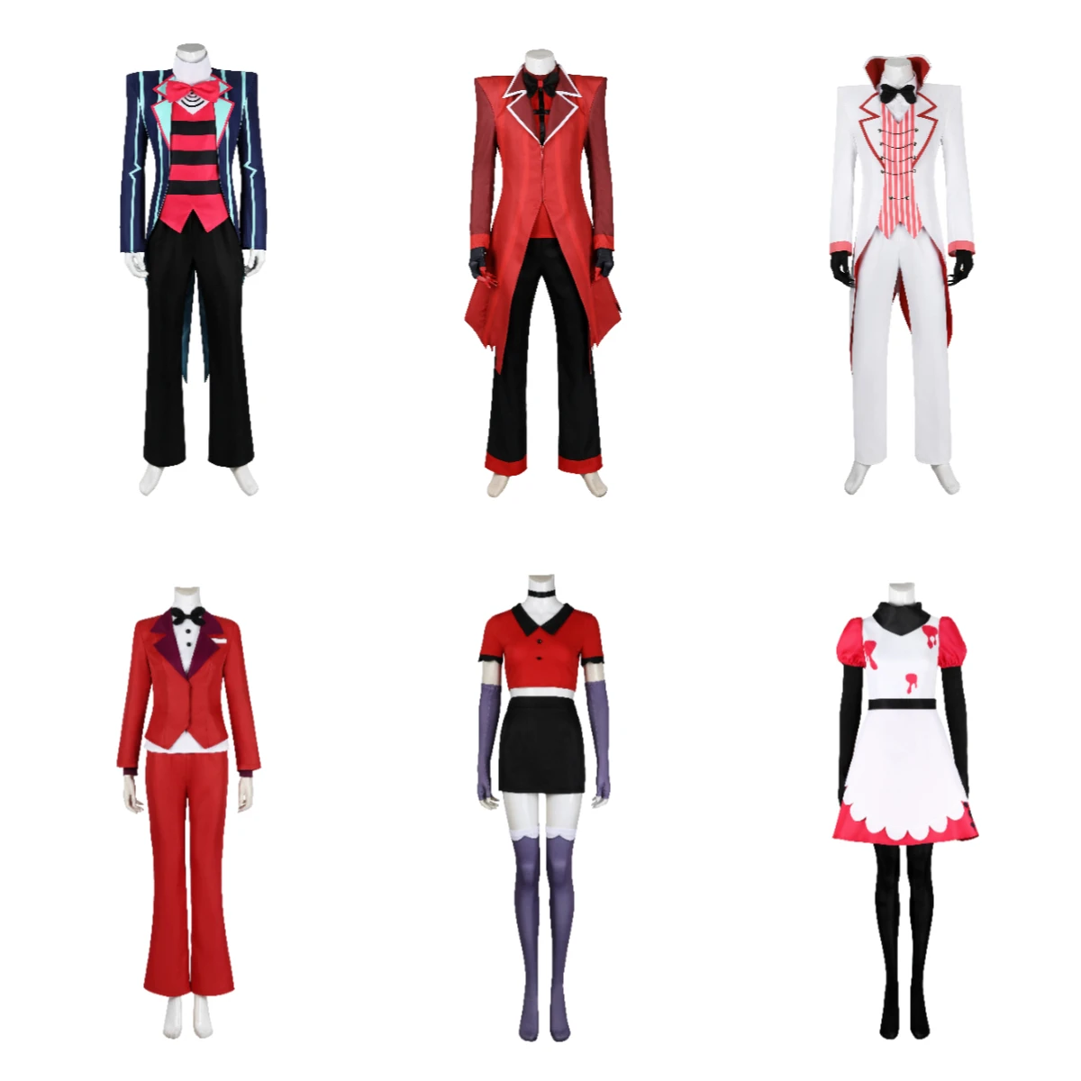 

Vox Cosplay Costume Alastor Lucifer Vaggie Charliee Nifftyy Hotelling Halloween