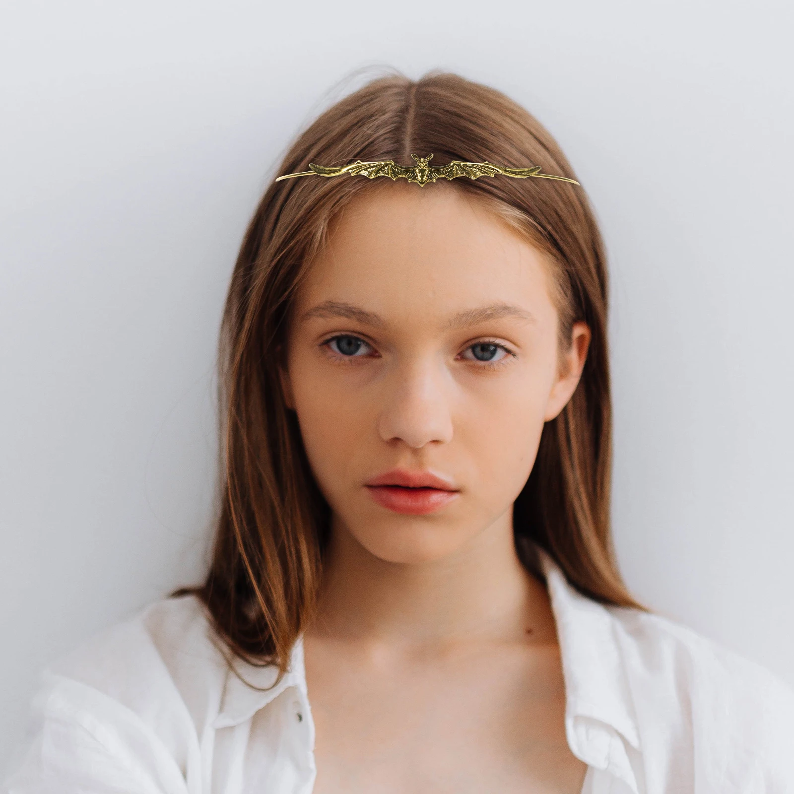 

Halloween Headband Zinc Alloy Hairband For Women Cosplay Party Bat Wing Hoops Halloween Costume Headdress Durable Bat Hair Bands
