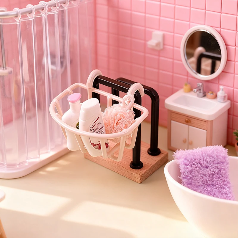 Toy House Accessories: Hanging Storage Basket Perfect for dollhouse accessory sets
