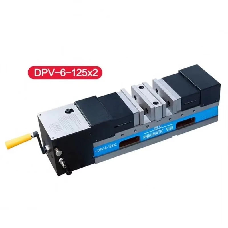 Mesin Vise Hidrolik Pneumatik 5-inci 6-inci dengan Saklar Ganda untuk Mesin CNC, Vise Hidrolik Berat dengan Gaya Ganda