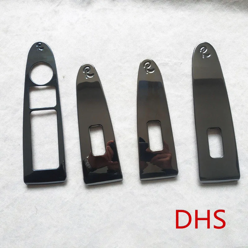 Interior Window Control Panel Trim Cover for Kia Sportage R 3 MK3 III 2011 2012 2013 2015 Metal Car Styling Accessories 4 Pcs