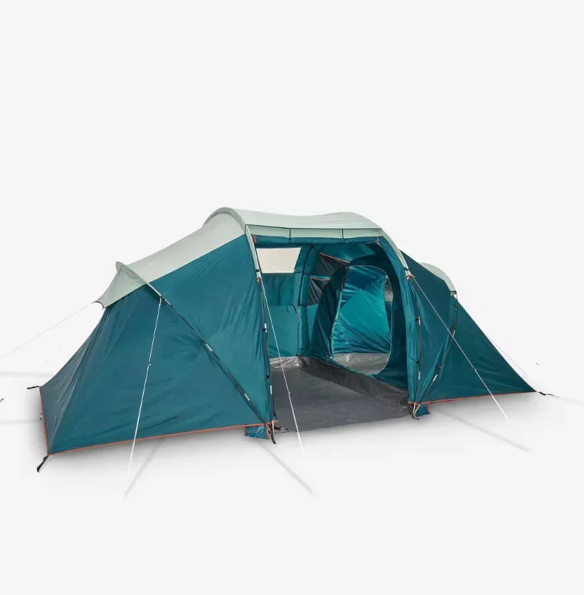 OEM three rooms large capacity 4 people for entertainment and rest waterproof rainfly weather protection outdoor camping tents