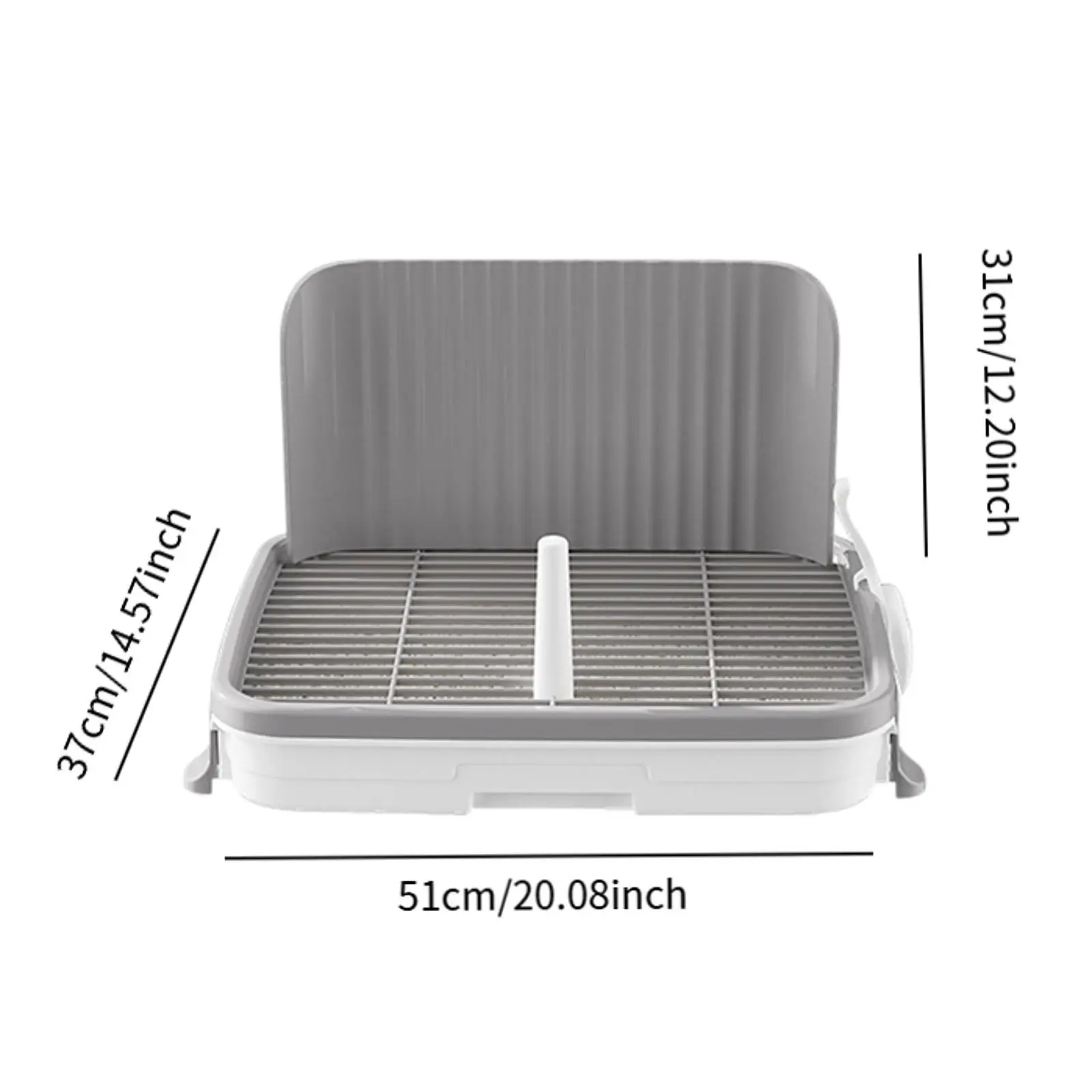 Dog Potty Tray Puppy Toilet Pee Mesh Training Tray Dog Litter Box Pee Pad Holder Dog Training Toilet for Small Size Dogs Puppy - view 6