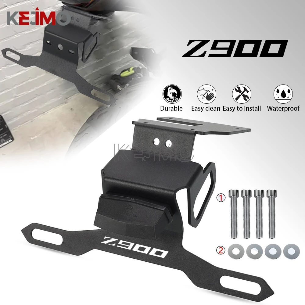 Motorcycle Accessories License Plate Bracket Holder For KAWASAKI Z900/Z900SE Z 900 z900 2017 2018 2019 2020 2021 2022 2023 2024