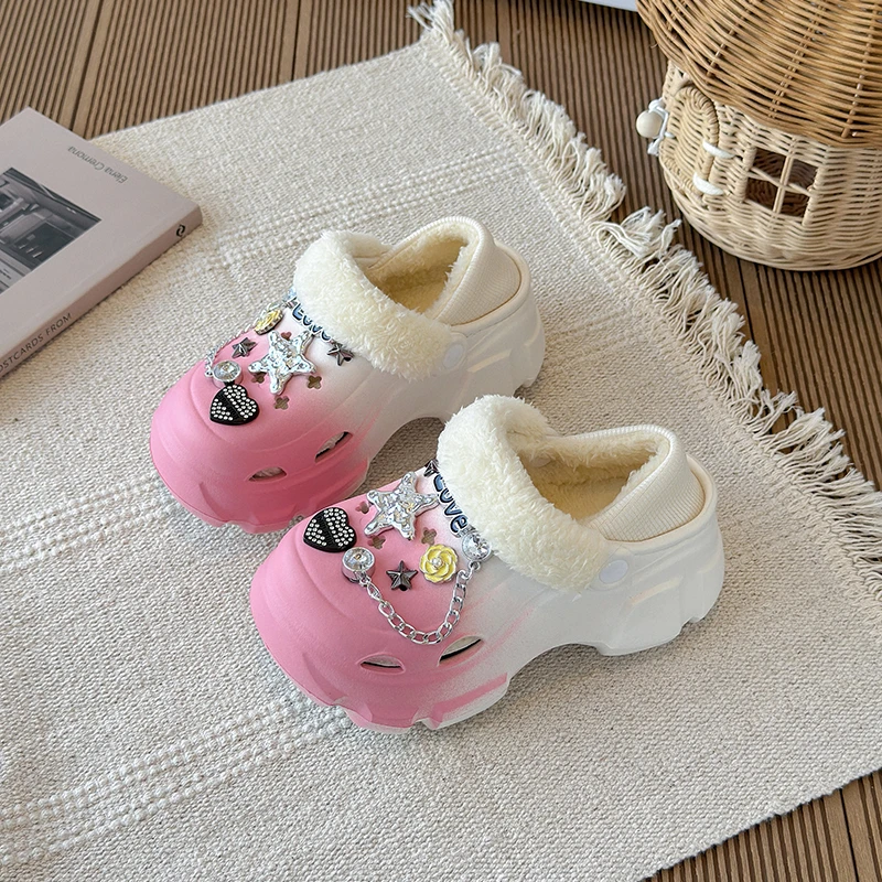 Kids Fleece Lined Clog Slipper - đánh giá và giá Kids Indoor Outdoor Slippers