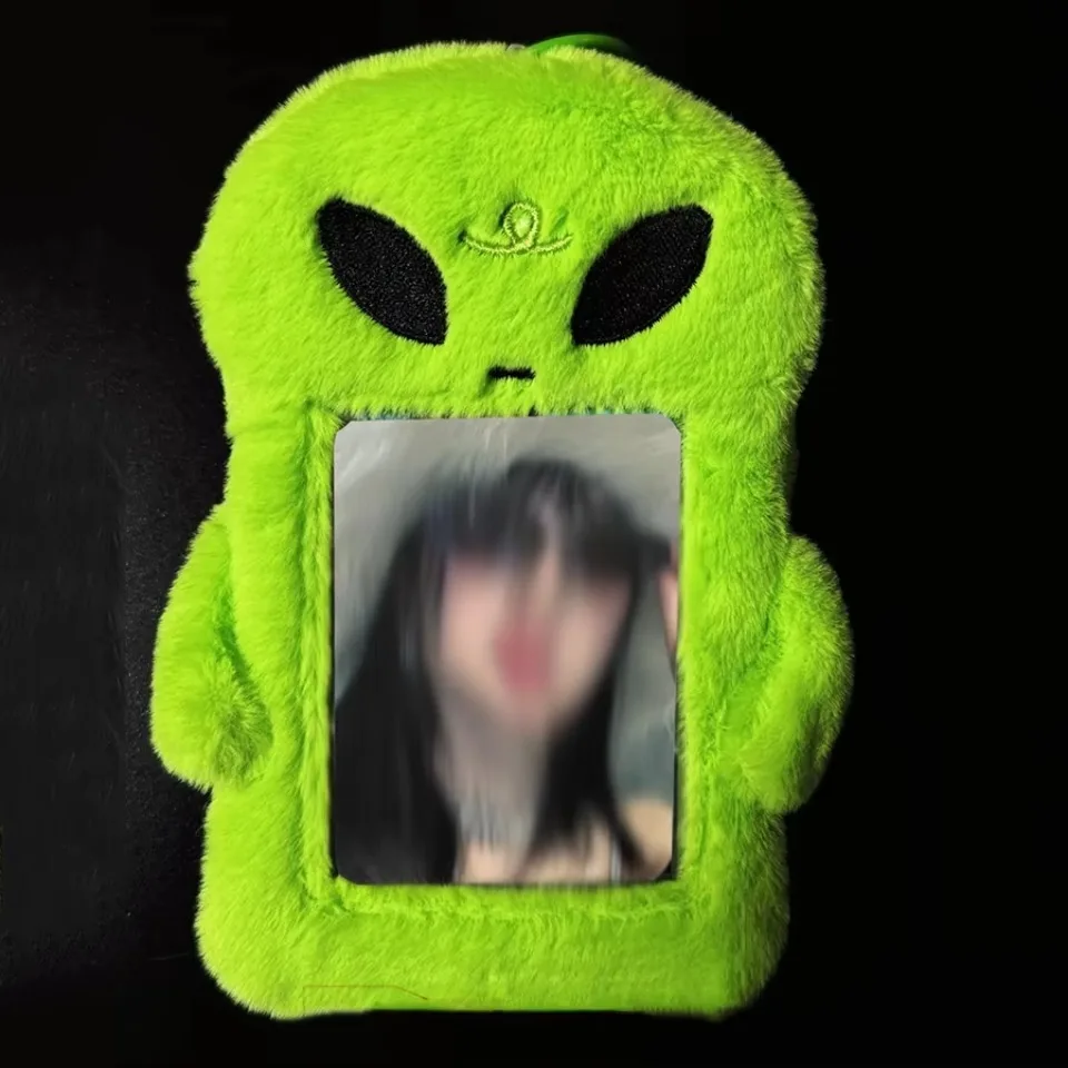 1PCS Fluffy Plush Card Holder Photocard Bus Card Sleeve ID Bank Credit Card Protector Soft Cute Stationery