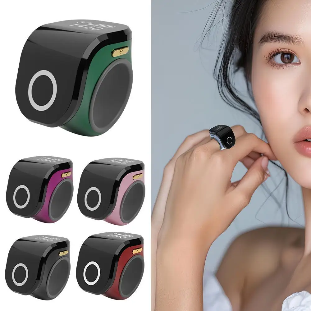 Portable Digital Counter Points Rechargeable Ring Ring Idea Tally Counter Smart Touch Waterproof Finger Counter Thumb Counter