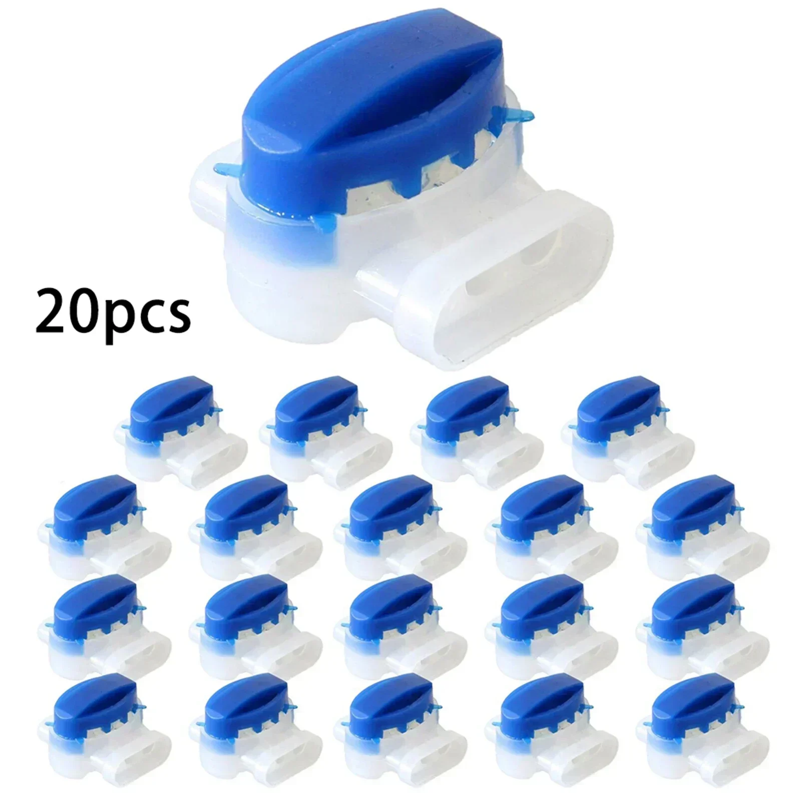 Pack Of 20 Waterproof Cable Connectors For Lawn Mower 3 Pore Terminal Blocks For Home Garden Lawn Mower Accessory In Stock