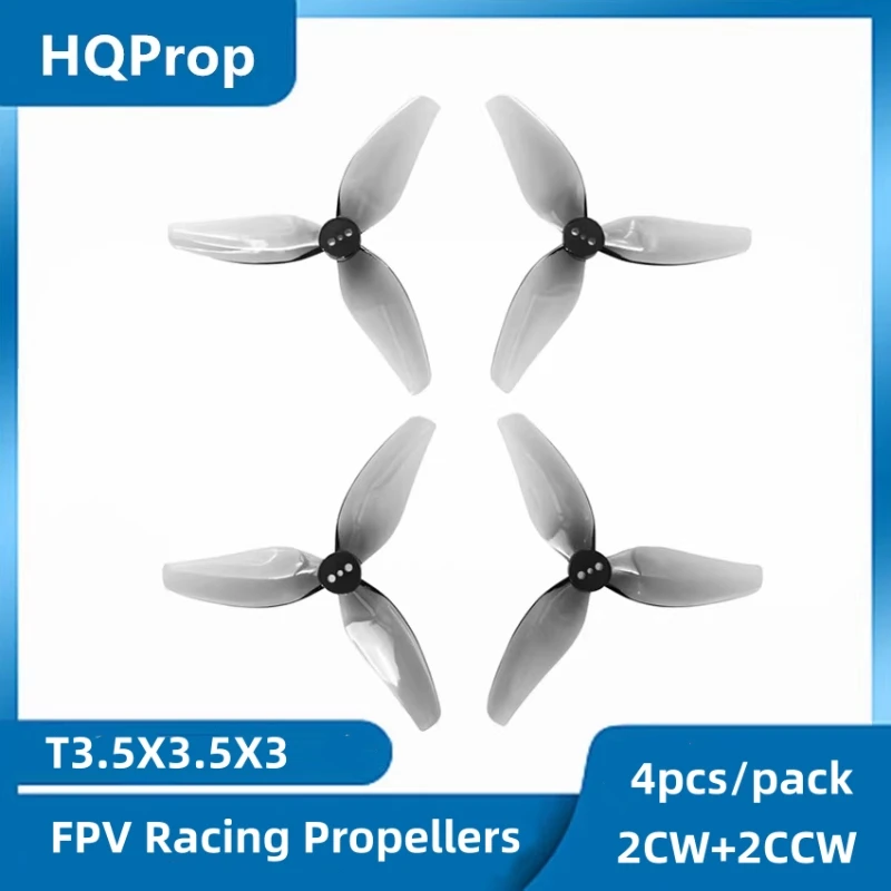 

4 шт./упак. гоночные пропеллеры HQProp FPV T3.5X3.5X3 (2CW + 2CCW) высокоэффективные пластиковые пропеллеры для RC Drone FPV DIY