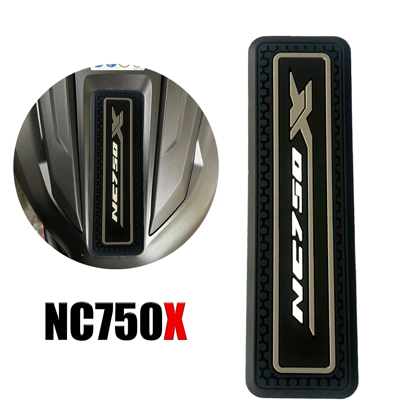 NC750X For Honda tank Anti slip stickers decal 3D Rubber fuel tank protection pad Knee Fuel Oil Kit 2021 2022 2023 2024