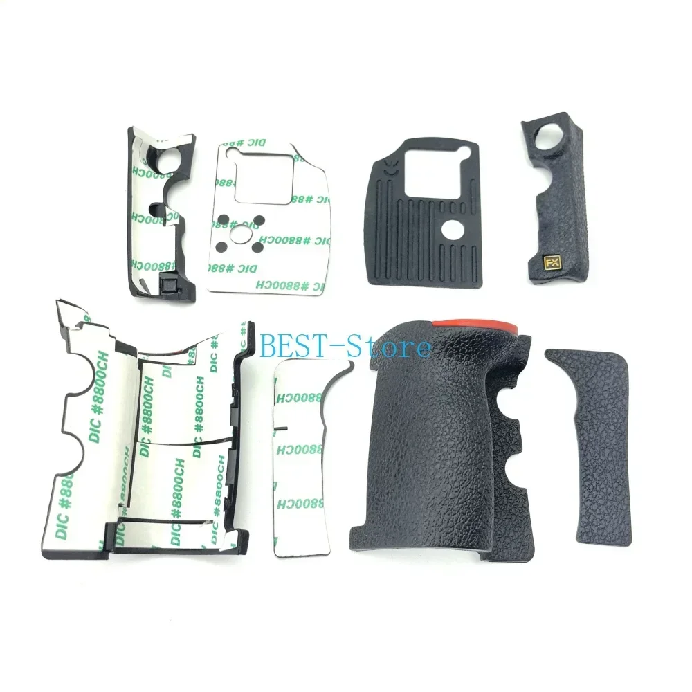 New High-quality 4-piece of Body Set Leather for Nikon D810 D810A Front Hand Grip Side Bottom Rubber Cover Repair Accessories